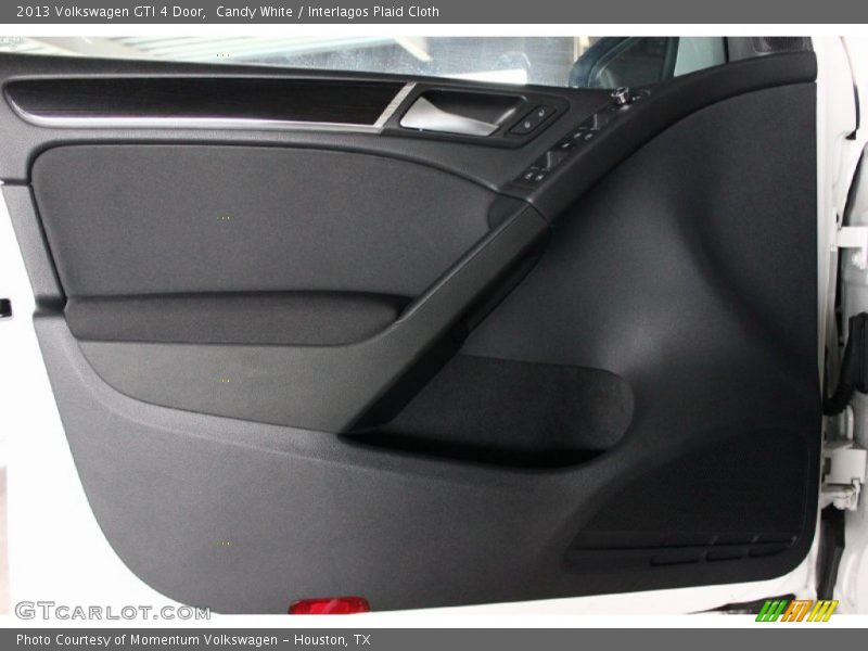 Candy White / Interlagos Plaid Cloth 2013 Volkswagen GTI 4 Door