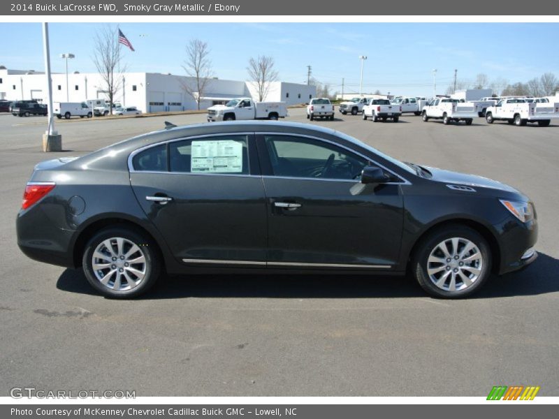 Smoky Gray Metallic / Ebony 2014 Buick LaCrosse FWD