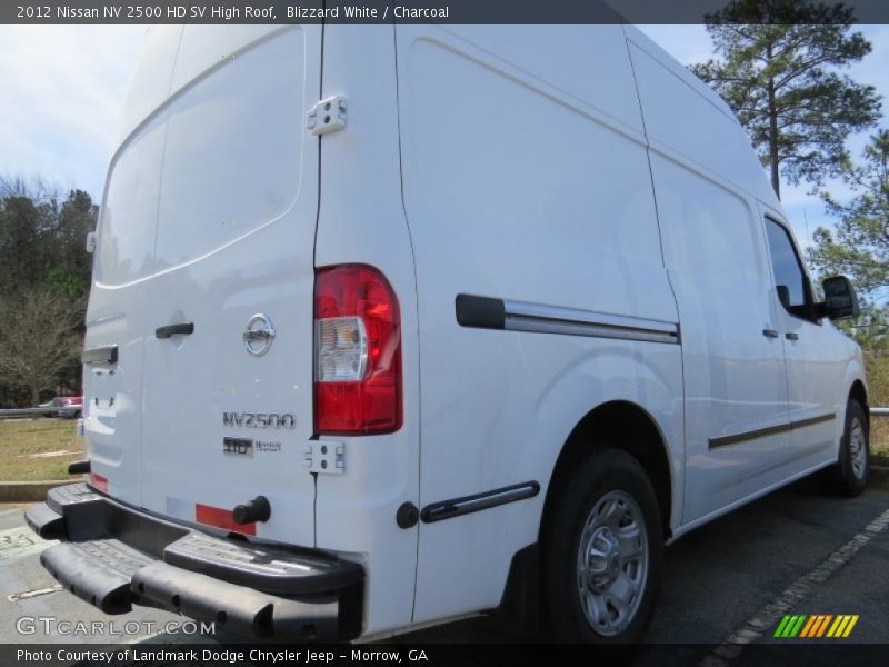Blizzard White / Charcoal 2012 Nissan NV 2500 HD SV High Roof
