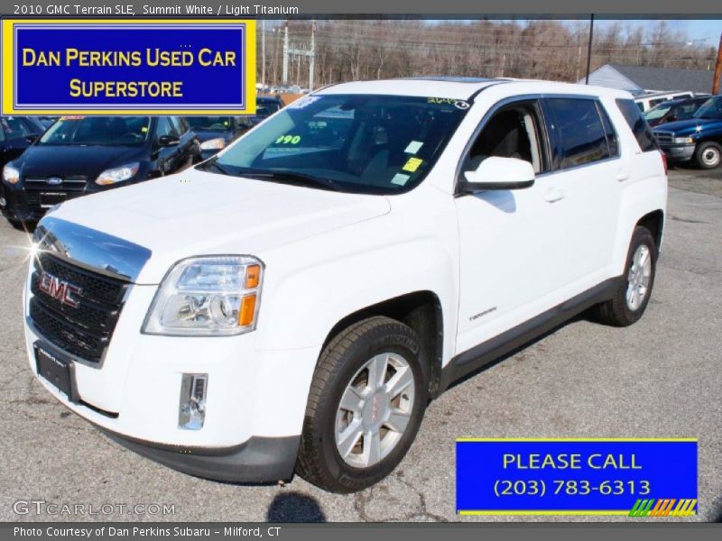 Summit White / Light Titanium 2010 GMC Terrain SLE