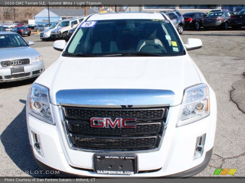 Summit White / Light Titanium 2010 GMC Terrain SLE