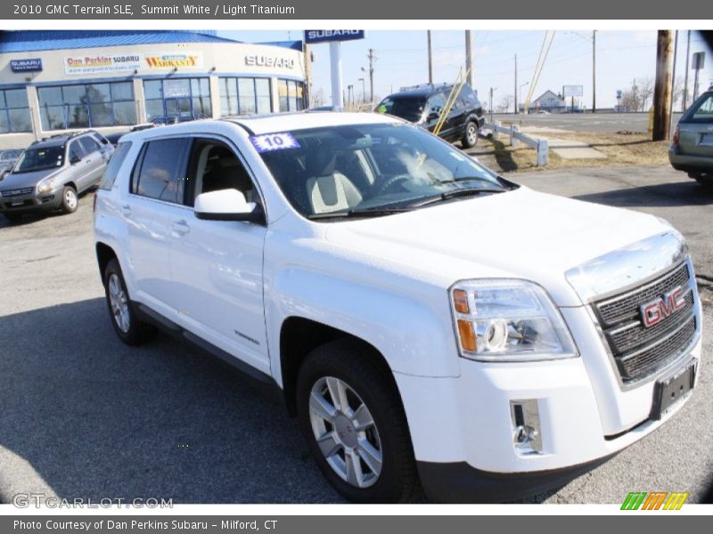 Summit White / Light Titanium 2010 GMC Terrain SLE