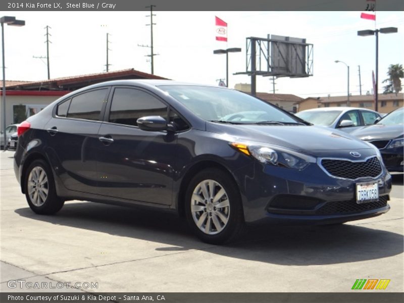 Steel Blue / Gray 2014 Kia Forte LX