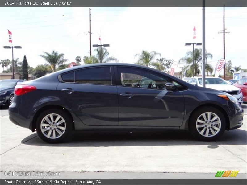 Steel Blue / Gray 2014 Kia Forte LX