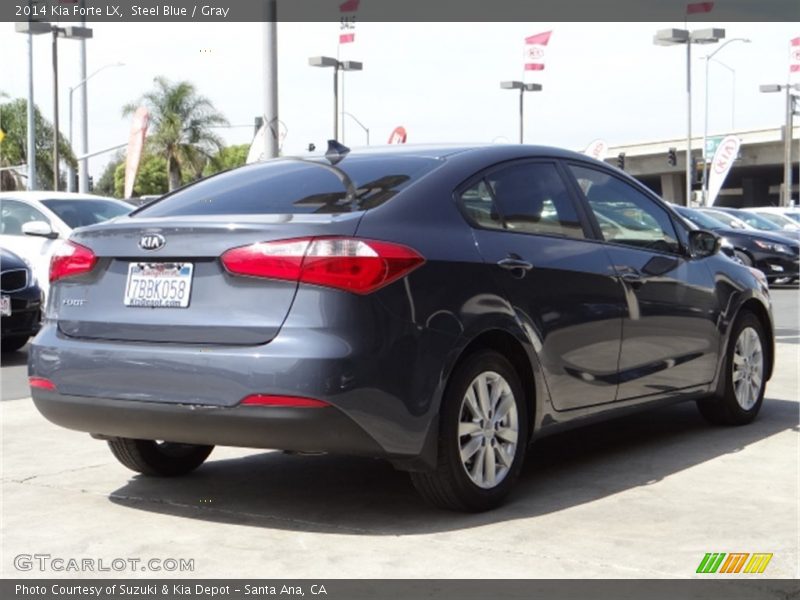 Steel Blue / Gray 2014 Kia Forte LX