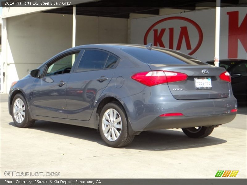 Steel Blue / Gray 2014 Kia Forte LX