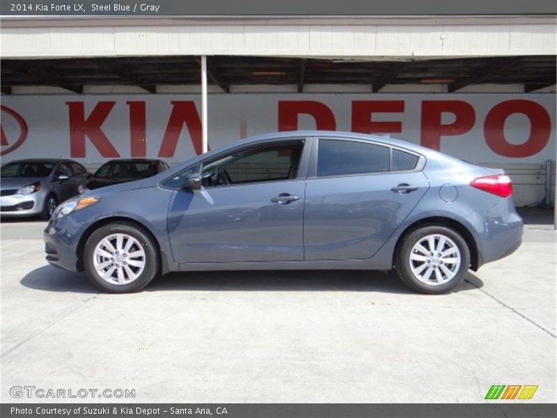 Steel Blue / Gray 2014 Kia Forte LX