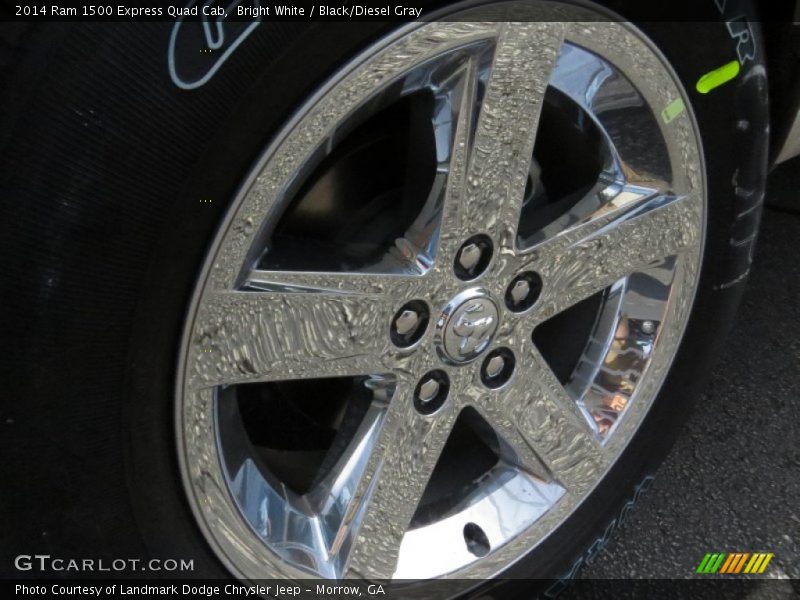 Bright White / Black/Diesel Gray 2014 Ram 1500 Express Quad Cab