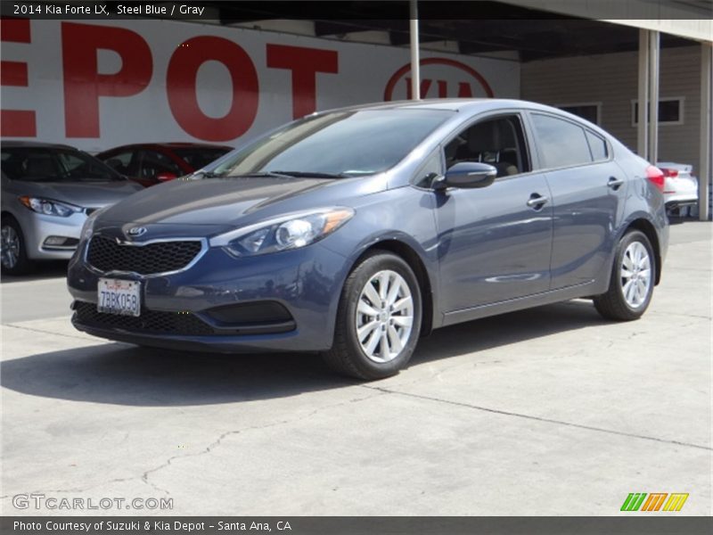 Steel Blue / Gray 2014 Kia Forte LX