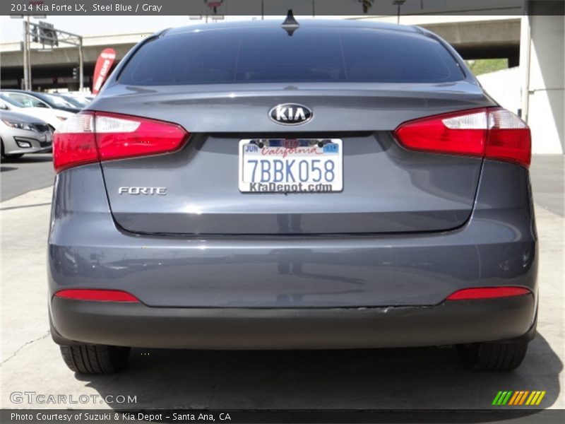 Steel Blue / Gray 2014 Kia Forte LX