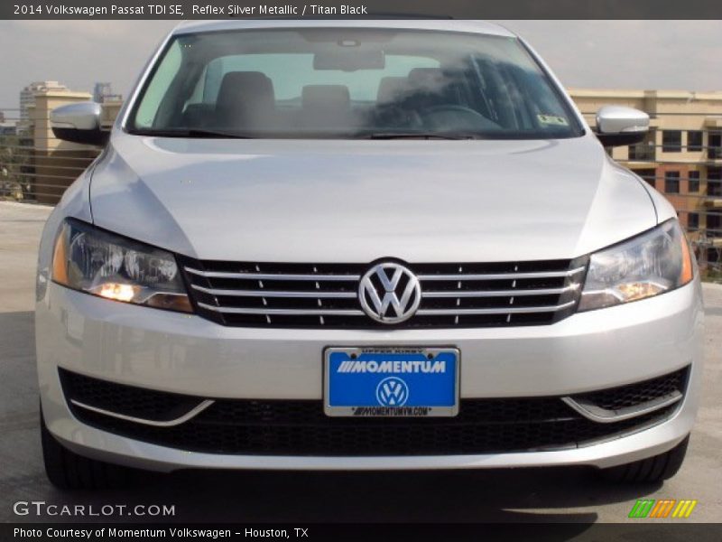 Reflex Silver Metallic / Titan Black 2014 Volkswagen Passat TDI SE