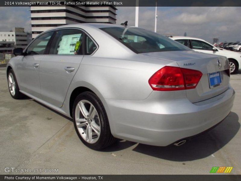 Reflex Silver Metallic / Titan Black 2014 Volkswagen Passat TDI SE