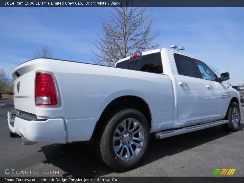 Bright White / Black 2014 Ram 1500 Laramie Limited Crew Cab