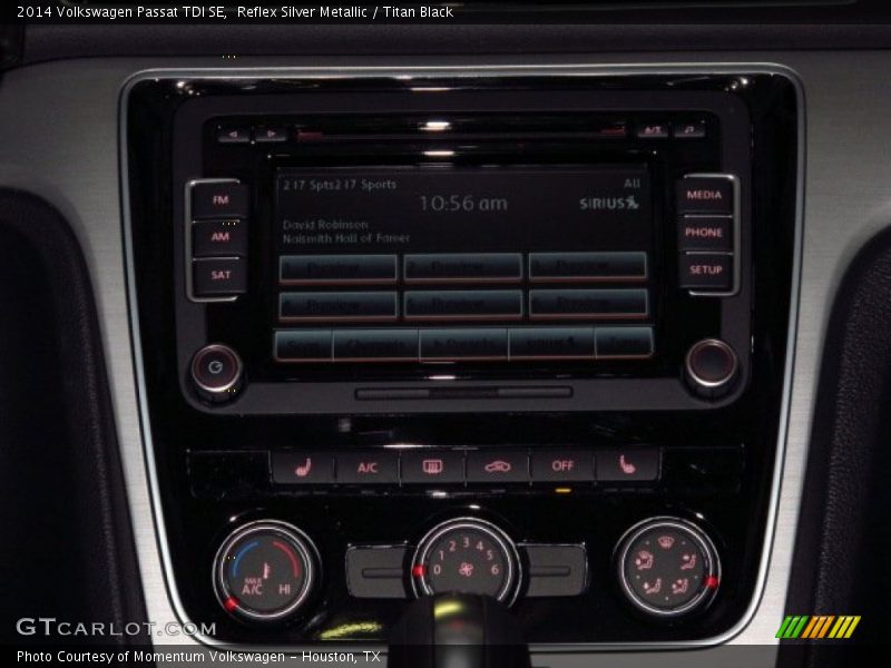 Reflex Silver Metallic / Titan Black 2014 Volkswagen Passat TDI SE