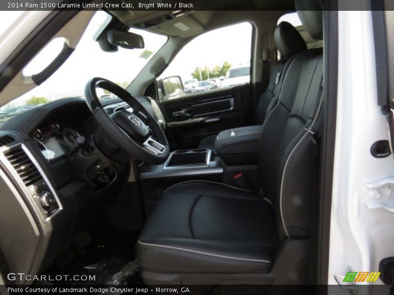 Bright White / Black 2014 Ram 1500 Laramie Limited Crew Cab