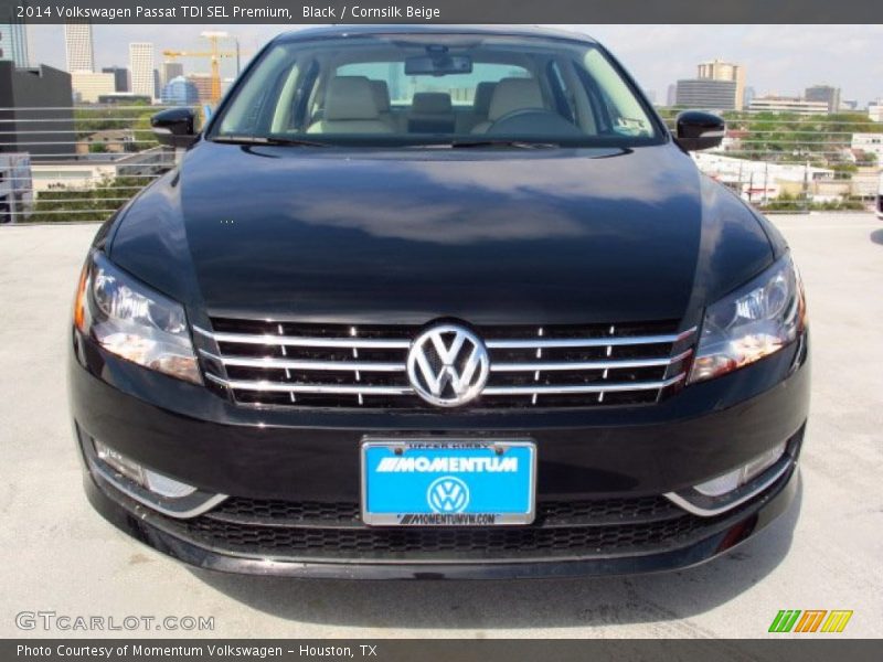 Black / Cornsilk Beige 2014 Volkswagen Passat TDI SEL Premium