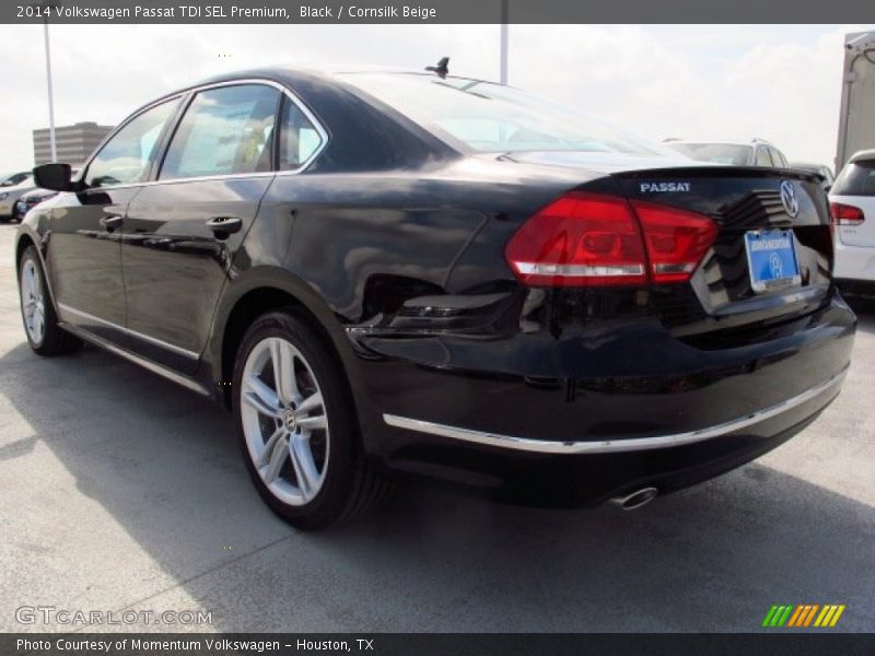 Black / Cornsilk Beige 2014 Volkswagen Passat TDI SEL Premium
