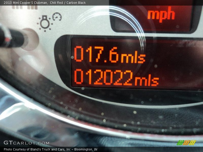 Chili Red / Carbon Black 2013 Mini Cooper S Clubman