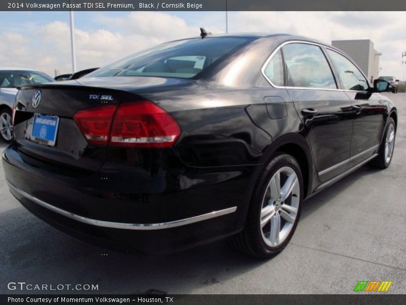 Black / Cornsilk Beige 2014 Volkswagen Passat TDI SEL Premium