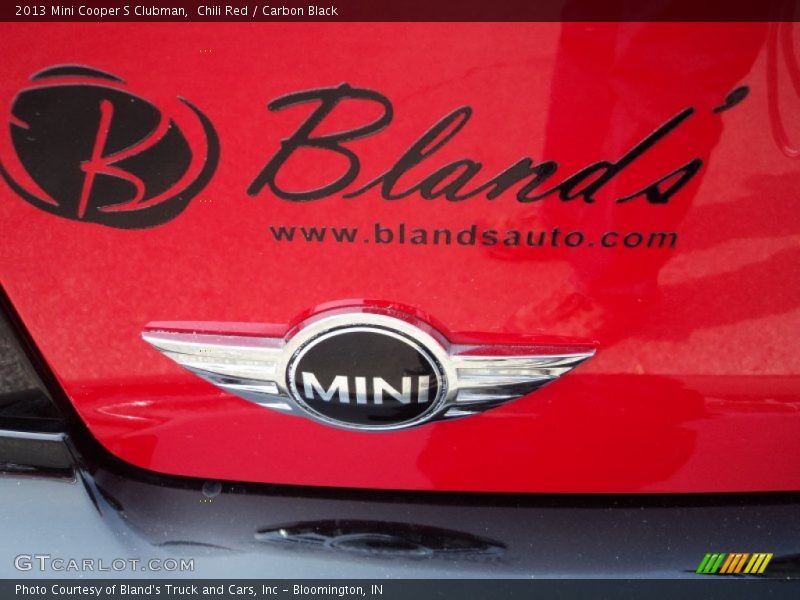 Chili Red / Carbon Black 2013 Mini Cooper S Clubman