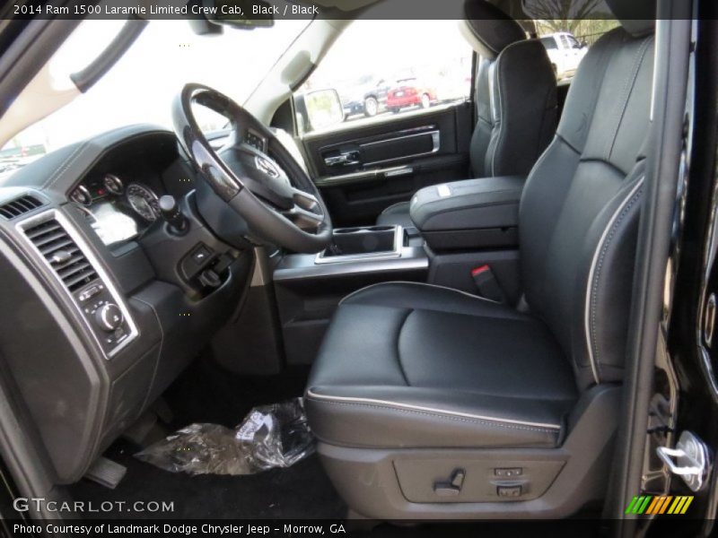 Front Seat of 2014 1500 Laramie Limited Crew Cab