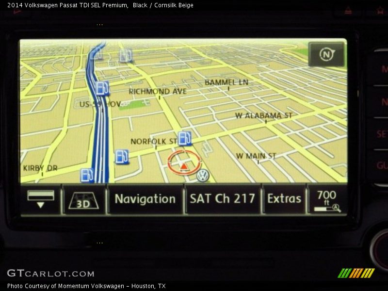 Black / Cornsilk Beige 2014 Volkswagen Passat TDI SEL Premium