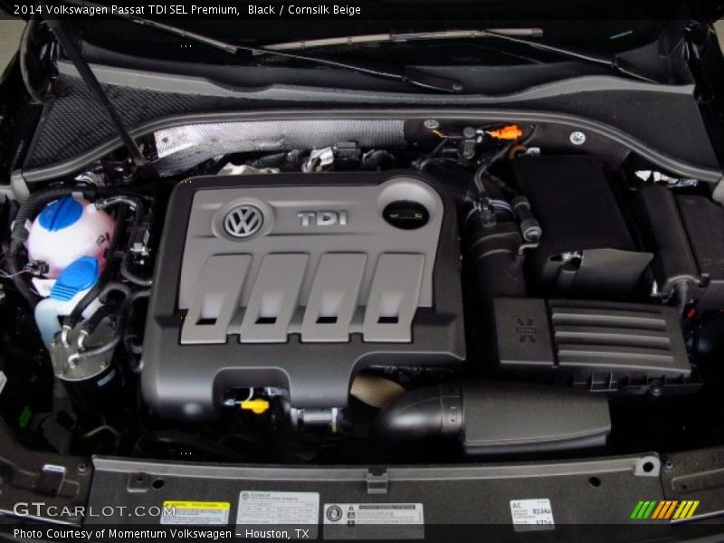 Black / Cornsilk Beige 2014 Volkswagen Passat TDI SEL Premium