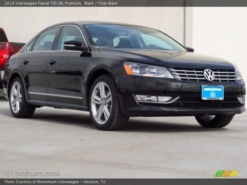 Black / Titan Black 2014 Volkswagen Passat TDI SEL Premium