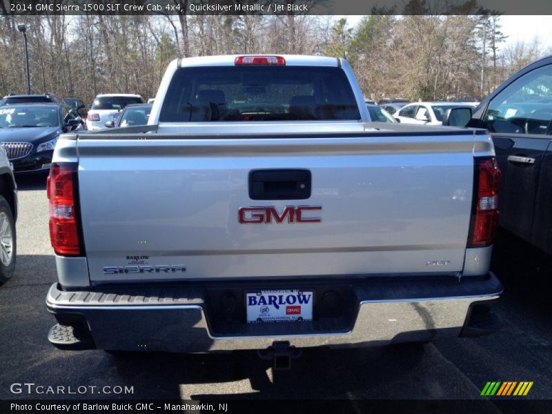 Quicksilver Metallic / Jet Black 2014 GMC Sierra 1500 SLT Crew Cab 4x4