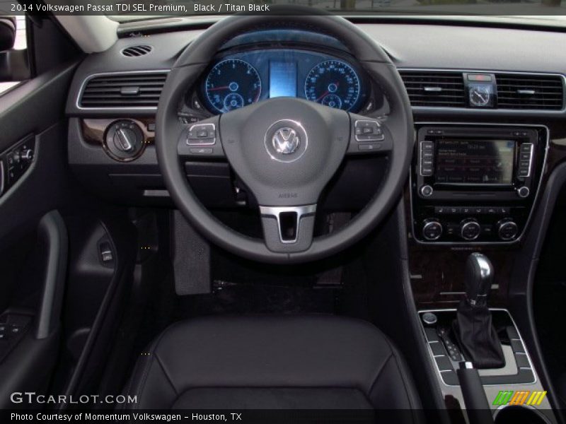 Black / Titan Black 2014 Volkswagen Passat TDI SEL Premium