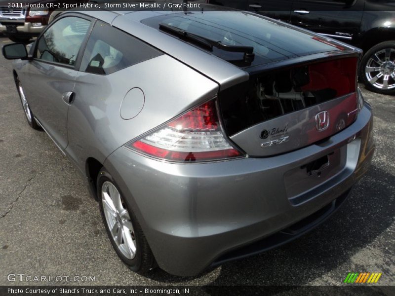 Storm Silver Metallic / Gray Fabric 2011 Honda CR-Z Sport Hybrid