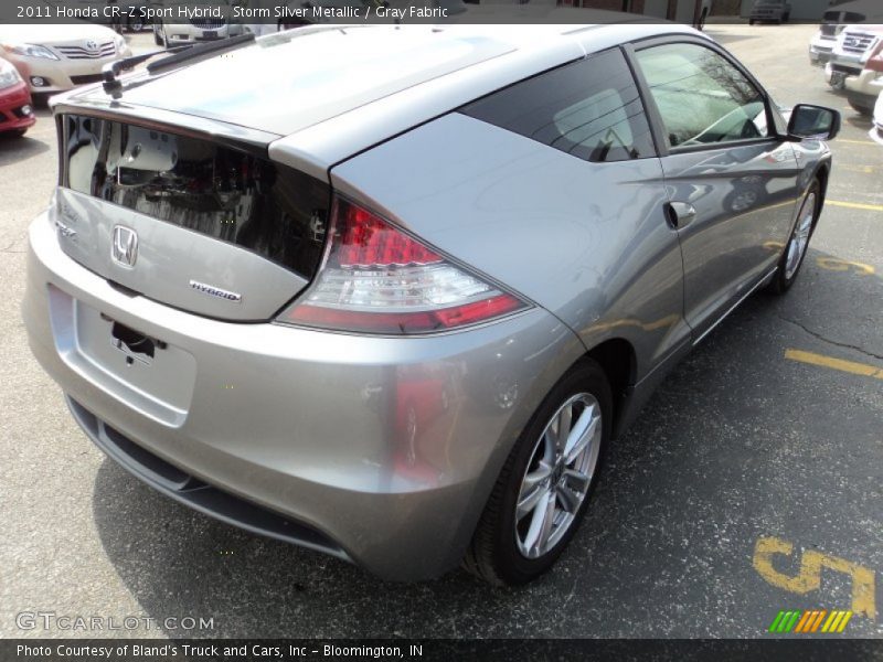 Storm Silver Metallic / Gray Fabric 2011 Honda CR-Z Sport Hybrid