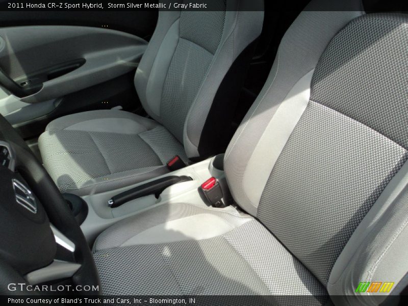 Storm Silver Metallic / Gray Fabric 2011 Honda CR-Z Sport Hybrid