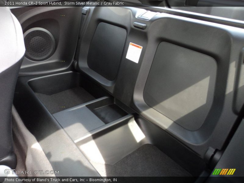 Storm Silver Metallic / Gray Fabric 2011 Honda CR-Z Sport Hybrid