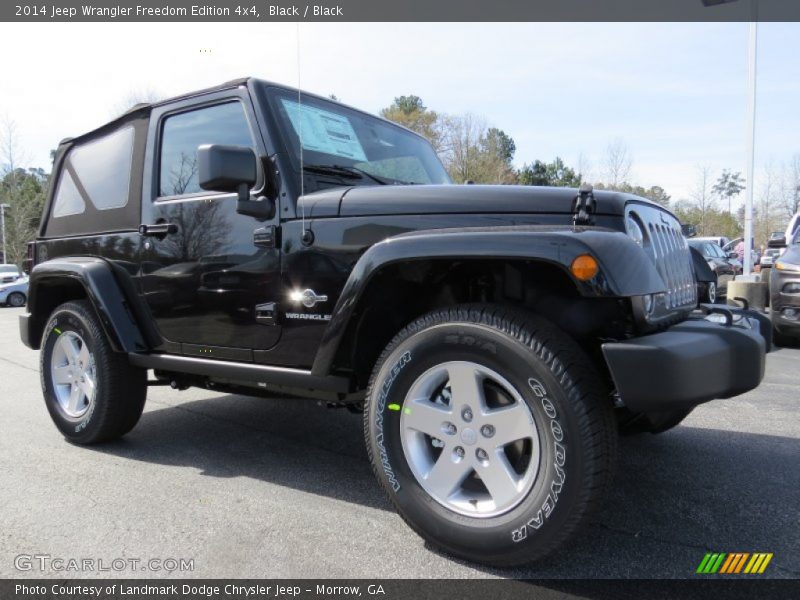 Black / Black 2014 Jeep Wrangler Freedom Edition 4x4