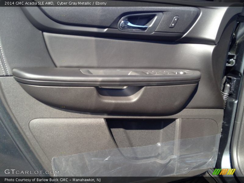 Cyber Gray Metallic / Ebony 2014 GMC Acadia SLE AWD