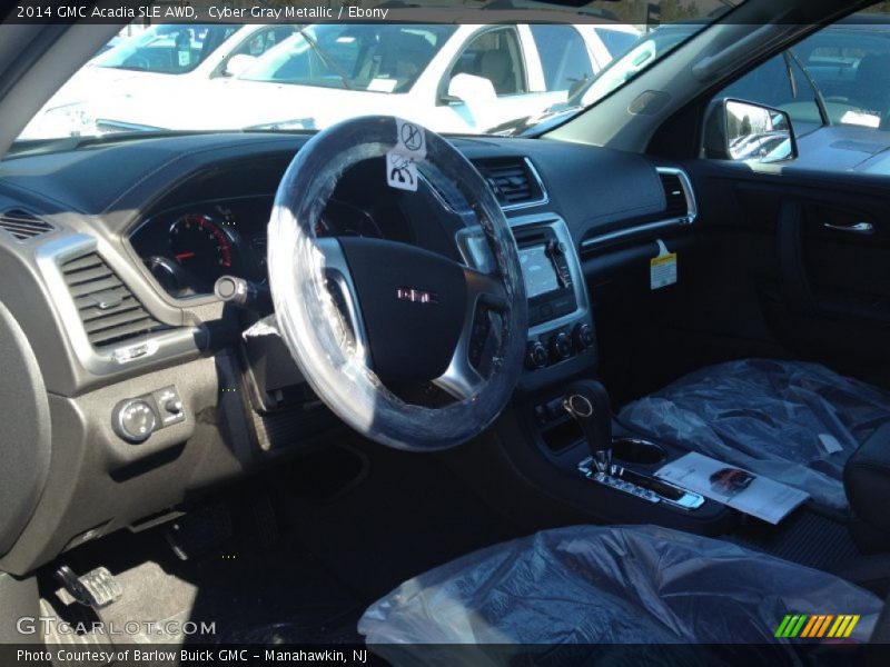 Cyber Gray Metallic / Ebony 2014 GMC Acadia SLE AWD