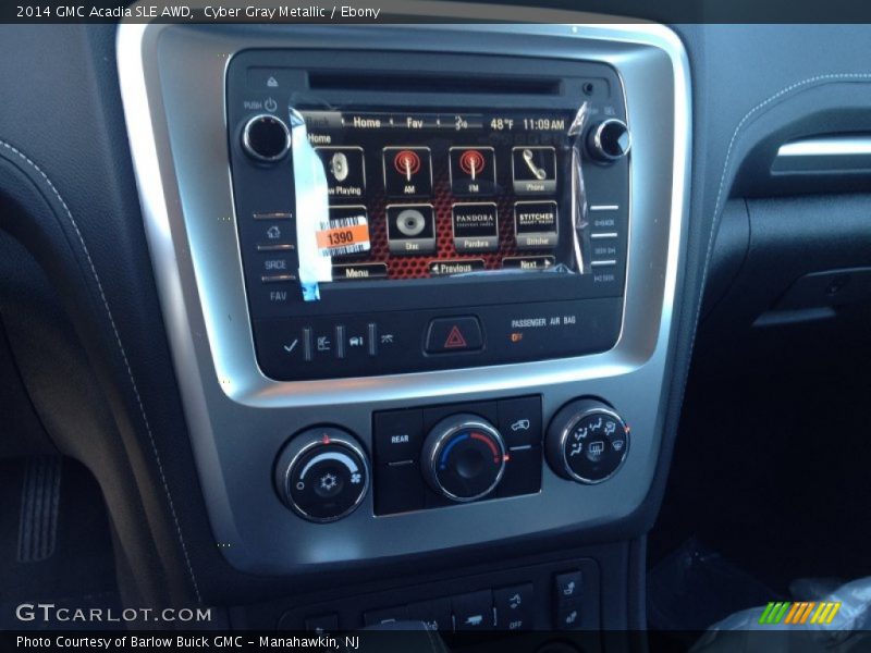 Cyber Gray Metallic / Ebony 2014 GMC Acadia SLE AWD