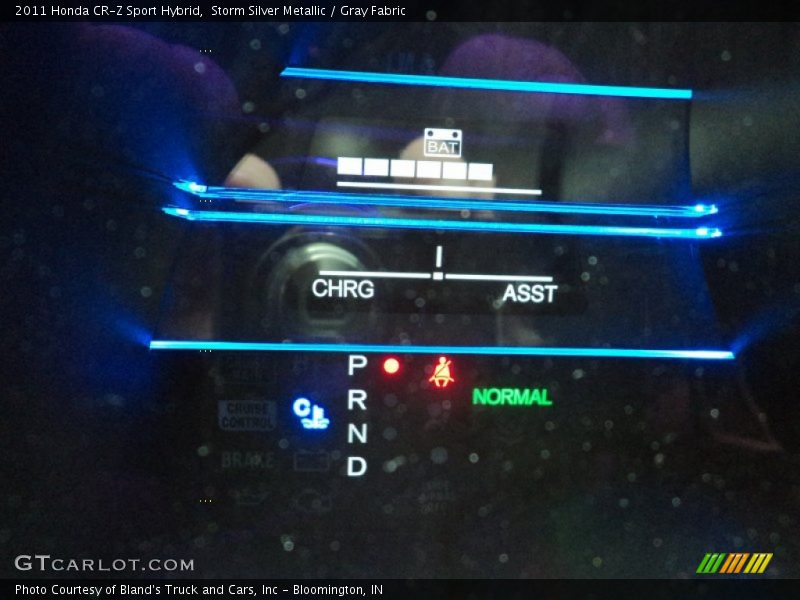 Storm Silver Metallic / Gray Fabric 2011 Honda CR-Z Sport Hybrid
