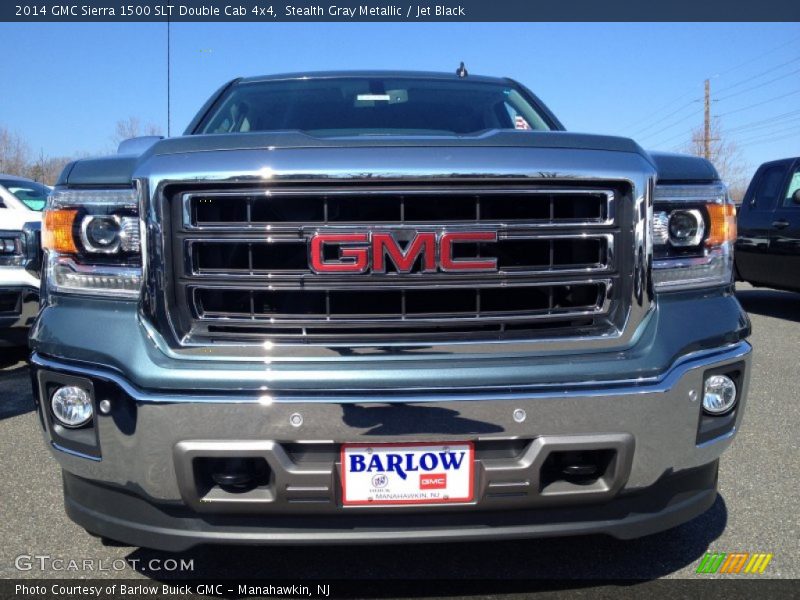 Stealth Gray Metallic / Jet Black 2014 GMC Sierra 1500 SLT Double Cab 4x4