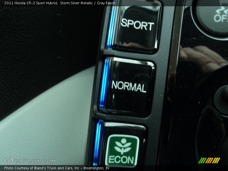 Storm Silver Metallic / Gray Fabric 2011 Honda CR-Z Sport Hybrid