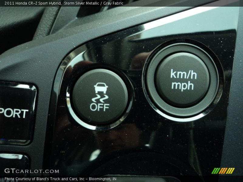 Storm Silver Metallic / Gray Fabric 2011 Honda CR-Z Sport Hybrid
