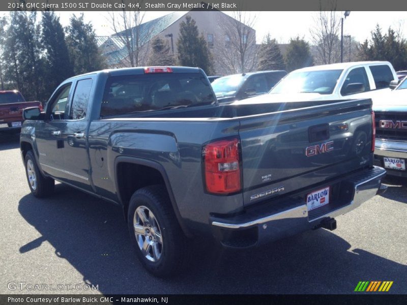Stealth Gray Metallic / Jet Black 2014 GMC Sierra 1500 SLT Double Cab 4x4