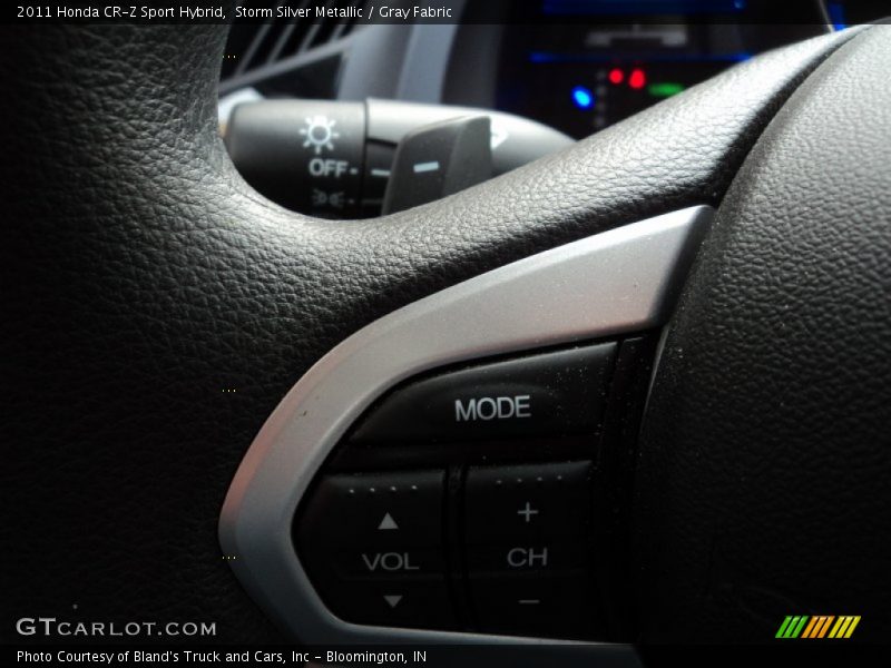 Storm Silver Metallic / Gray Fabric 2011 Honda CR-Z Sport Hybrid