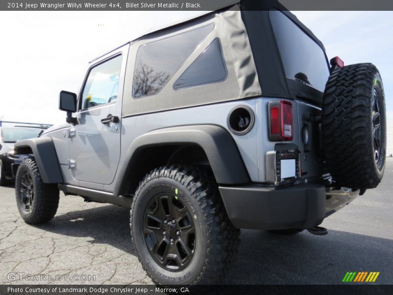 Billet Silver Metallic / Black 2014 Jeep Wrangler Willys Wheeler 4x4