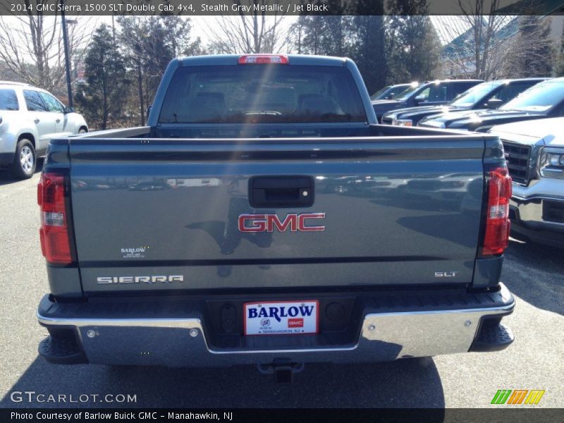 Stealth Gray Metallic / Jet Black 2014 GMC Sierra 1500 SLT Double Cab 4x4