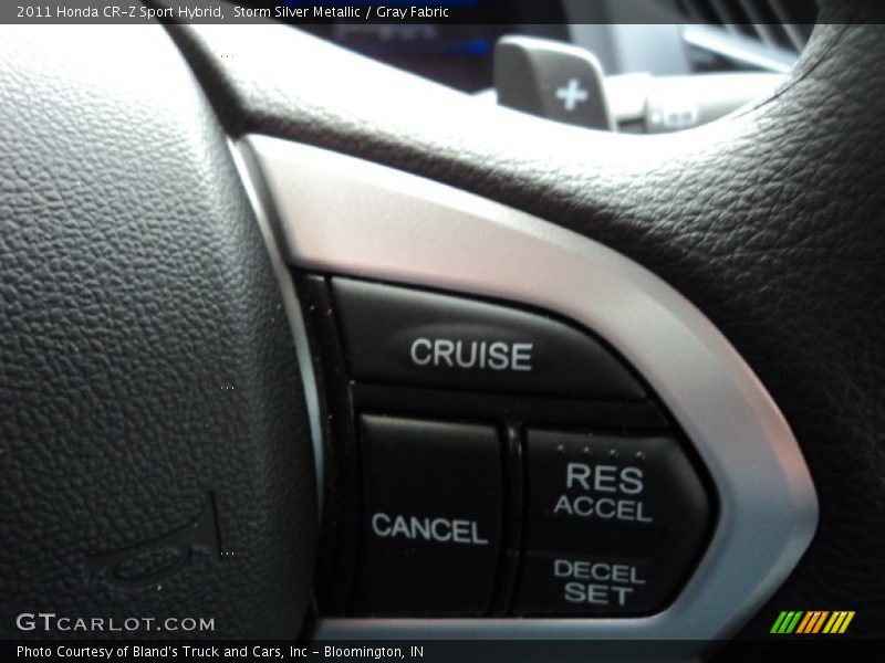 Storm Silver Metallic / Gray Fabric 2011 Honda CR-Z Sport Hybrid