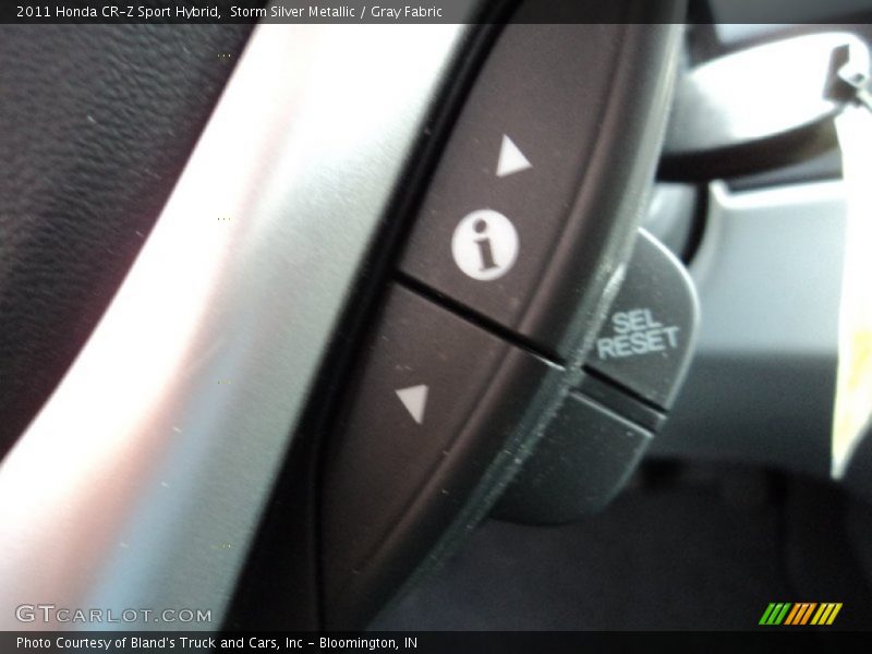 Storm Silver Metallic / Gray Fabric 2011 Honda CR-Z Sport Hybrid