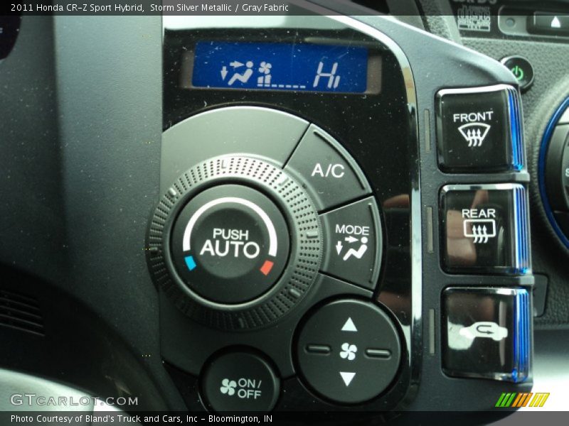 Storm Silver Metallic / Gray Fabric 2011 Honda CR-Z Sport Hybrid
