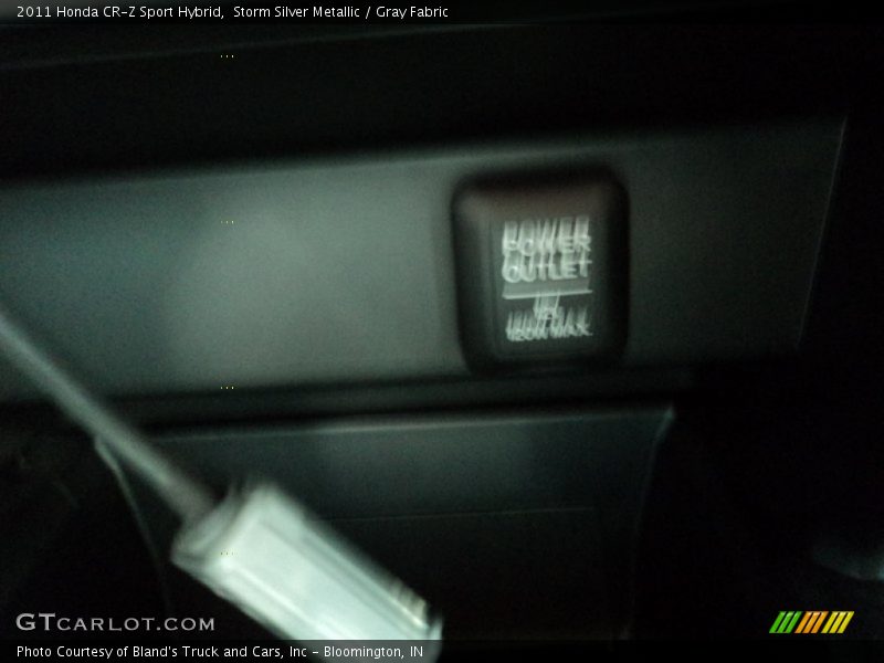 Storm Silver Metallic / Gray Fabric 2011 Honda CR-Z Sport Hybrid